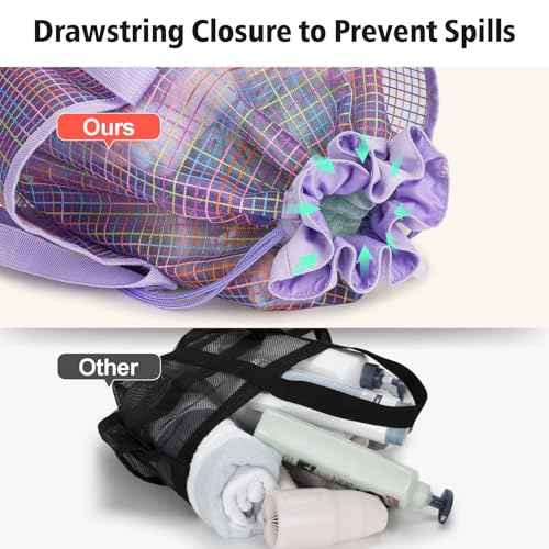 Mesh Shower Caddy Portable with Drawstring