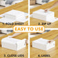 3 Pack Bed Sheet Organizers and Storage (3 Count)