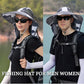 Sun Hat for Men Women with Neck Flap