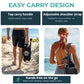 Portable Camping Shower Padded Strap Neoprene Sleeve 2.1 Gal 8L