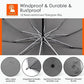 Inverted Umbrella Large Windproof Umbrellas for Rain Sun Travel Umbrella Compact with Reflective Stripe