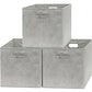 13 Inch Foldable Cube Storage Bins with Handles (3 Count)