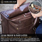 Graham Whiskey Bottle Carrier and Weekender Travel Bag (6 Count)