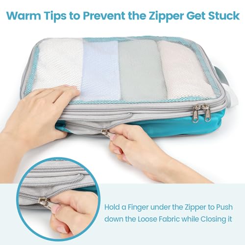 Mesh Compression Packing Cubes for Travel (5 Count)