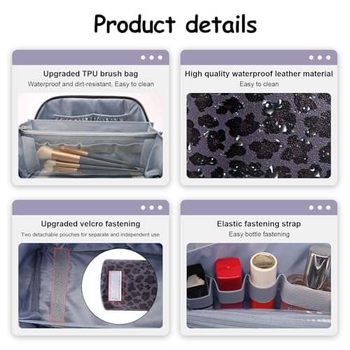 Travel Makeup Bag Organizer (3 Count)