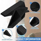 8 Pcs Heavy Duty Rubber Door Stops Wedge Stackable (8 Count)