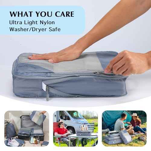 Compression Packing Cubes for Travel (10 Count)