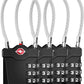 Travel Locks TSA Approved Locks for Luggage (4 Count)