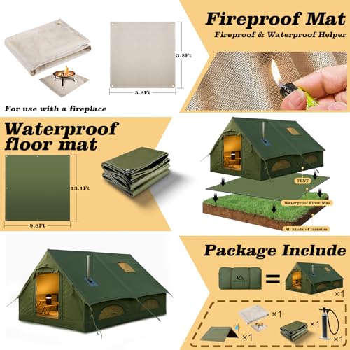 13' x 10' Large Inflatable Tents for Camping 8