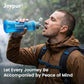 Collapsible Water Filter Bottle with 0.01 Micron Filtration (2 Count)
