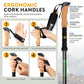 100% Carbon Fiber Trekking Poles by USA Brand (2 Count)