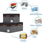 Storage Bins with Lids 6 Pack