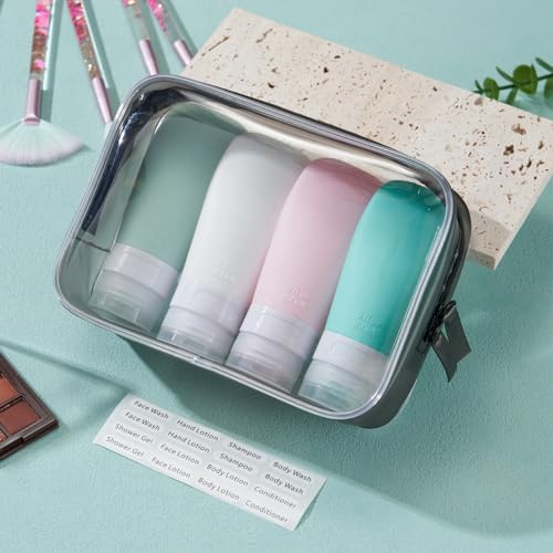 Travel Bottles for Toiletries (4 Count)