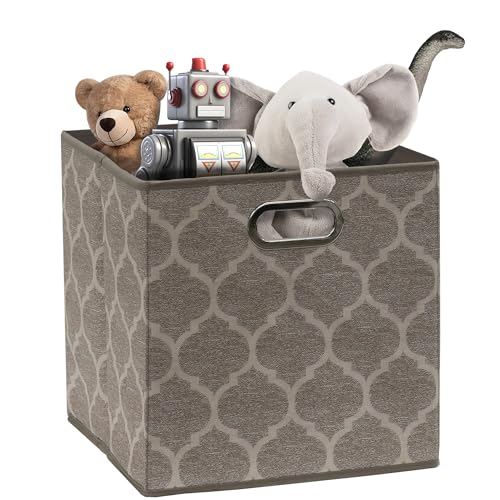 11 Inch Foldable Cube Storage Bins with Handles (24 Count)