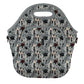 LunchTote Zippered Bag Insulated Neoprene Caddy (Blackthorn Manor / X-Large 6.5 Quart Lunch Tote)
