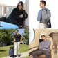 Premium Soft Rolled Travel Blanket Pillow Airplane 2 in 1