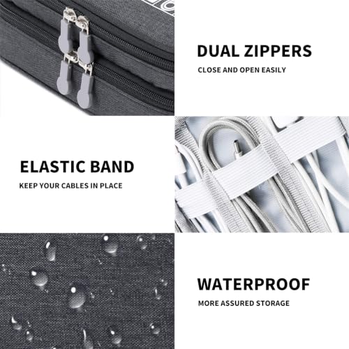 Custom Personalized Travel Cable Organizer Bag