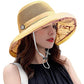 Women Summer Wide Brim Sun Hat Bucket Fishing Hats UV Protection