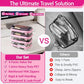 Clear Hard Shell Zipper Cases (4 Count)