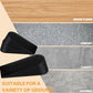 6 Pack Large Door Stoppers Heavy Duty Rubber Stopper for Bottom of Door Wedge Stopper for Home Office (6 Count)