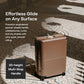 Checked Expandable Suitcase
