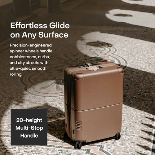 Checked Expandable Suitcase