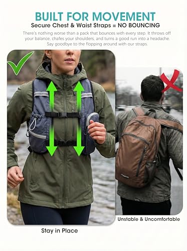 Foldable Small Hiking Backpack with 3 Strap Pockets
