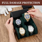 Watch Roll Travel Case for 4 Watches Storage and Organizer