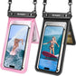 IPX8 Double Space Waterproof Phone Pouch up to 8.5'' (2 Count)