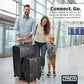 Patented Connecting Hard Shell 2 Piece Luggage Set (2 Count)
