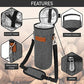 Single Bottle Wine Bag Carrier Insulated Cooler Tote