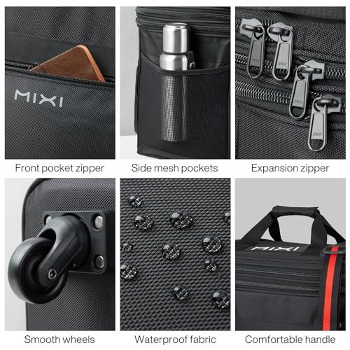 Travel Bag with Wheels Expandable Foldable Luggage Bag Collapsible Rolling Travel Bag Duffel Bag Large Capacity Suitcase for Men Women