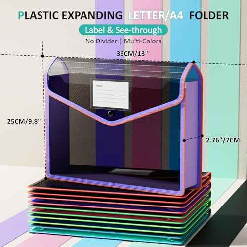 Plastic Expanding File Folder