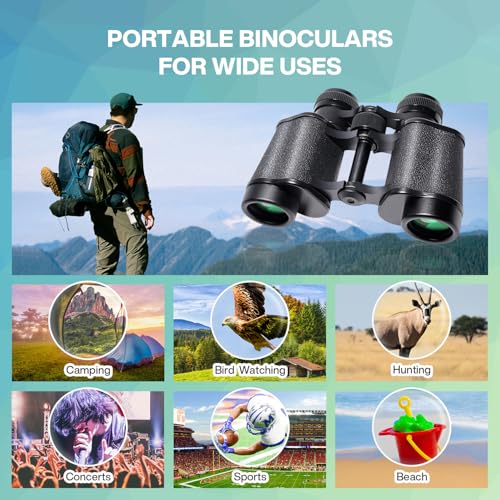10x25 High Powered Binoculars for Adults