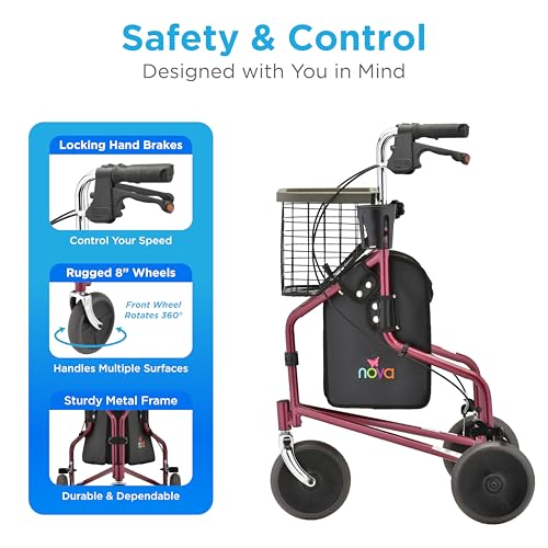 Traveler Rollator Adjustable Height