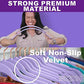 Velvet Hangers 60 Pack Non Slip Light Purple Rose Gold Hooks (60 Count)
