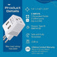 Brazil Travel Adapter Plug With Dual USB