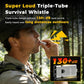 3 Tube Loud Whistle for Emergency Survival