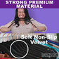 Black Velvet Hangers 50 Pack Non Slip Heavy Duty Rose Gold Hooks (50 Count)