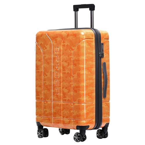 Matrix 25 Inch Medium Checked Luggage Expandable Hardside Upright Suitcase with 360° Spinner Wheels