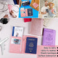 Premium Leather Passport Holder Covers Case