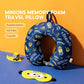 Minions Travel Neck Pillow with Eye Mask