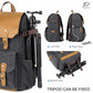 Black Gray Professional Camera Backpack