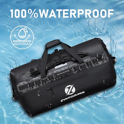 Waterproof Duffel Bag with 500D PVC Fabric