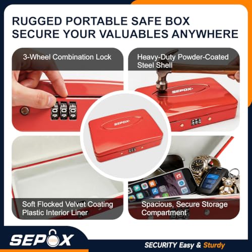 2PK Portable Steel Safe Box 3