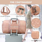 3PCS Faux Leather Weekender Bag for Women Men Travel Bag Overnight Bags (3 Count)