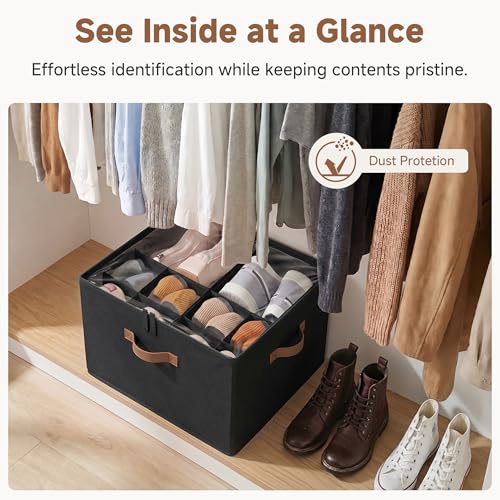 16 Pair Closet Shoe Organizer with Adjustable Dividers