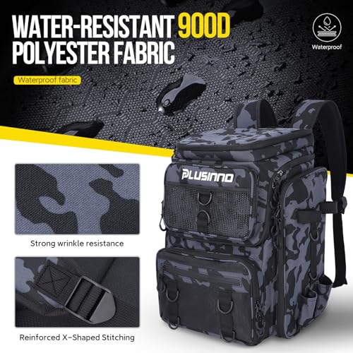 Fishing Backpack with Tackle Boxes