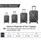 Travel Luggage Cover Suitcase Protector Fits 18