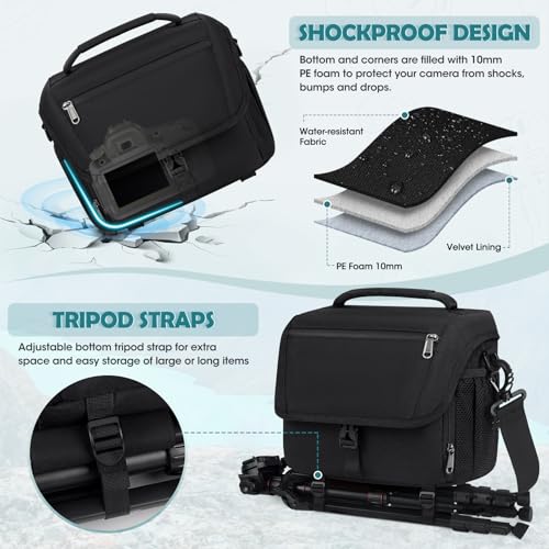 Camera Bag DSLR SLR Mirrorless Camera Case for Photographer